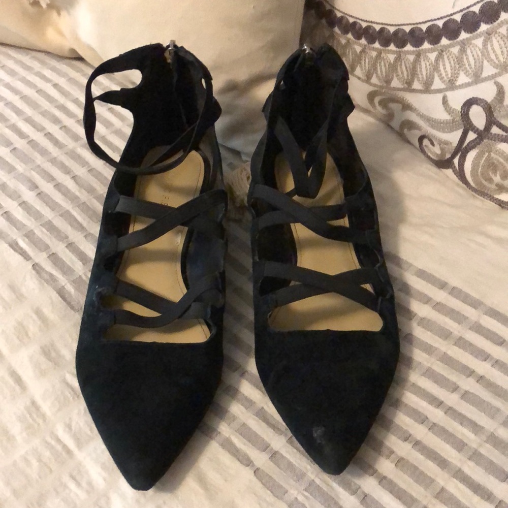 Marc Fisher elastic Cris cross flats